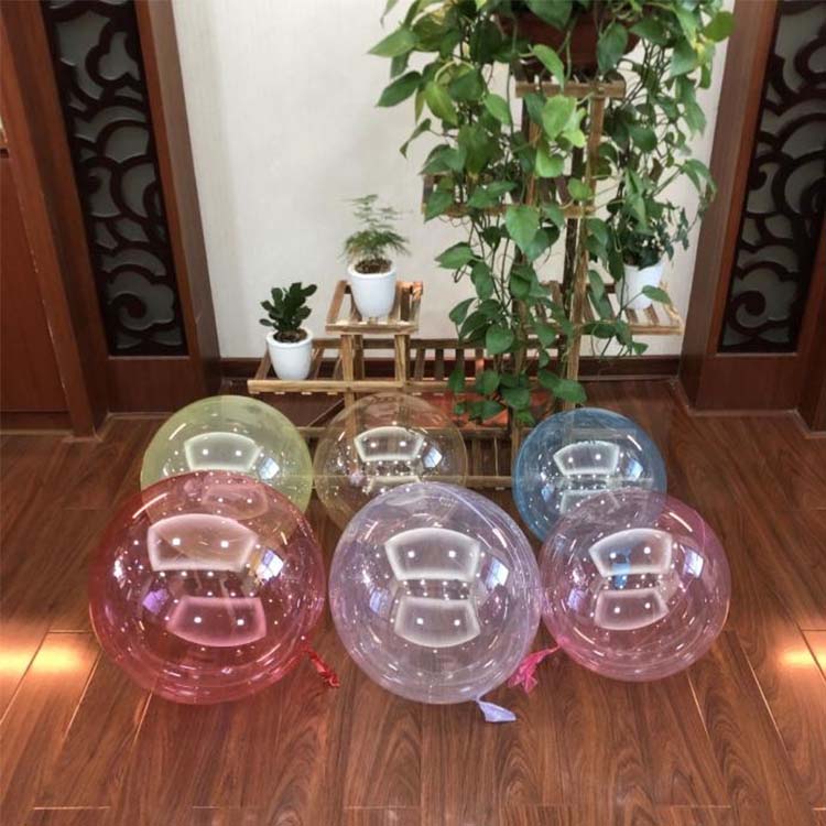 Colorful crystal bobo balloons