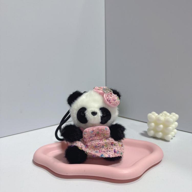 dressed animal plush toy keychain China