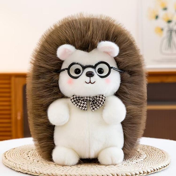 Hedgehog plush toy with glasses supplier