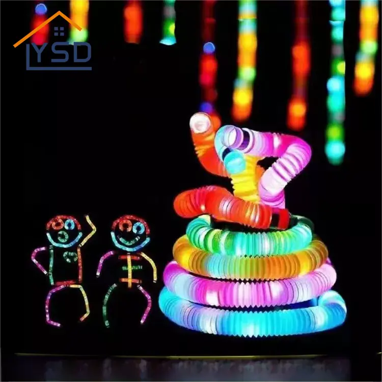 Φωτεινός έγχρωμος τηλεσκοπικός σωλήνας