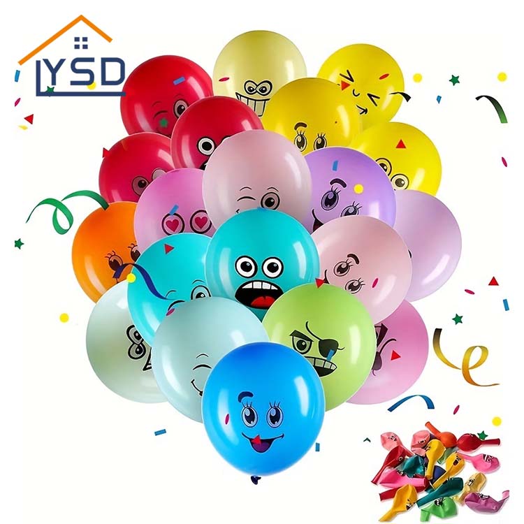 Smiley Face Latex Μπαλόνι